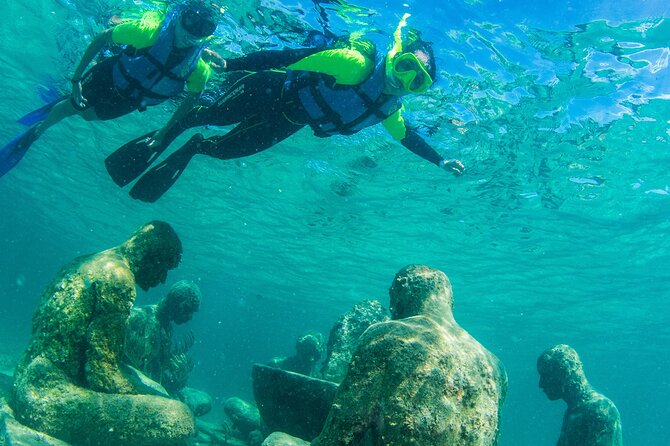 2-Hour Snorkeling Paradise Reef in Cancún Underwater Museum - Coral reef and MUSA statues in one swim