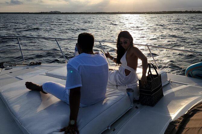 2 Hour Sunset - 47' Azimut, Tulum, Playa del Carmen, Riviera Maya - Karaoke turns a sunset cruise into a party
