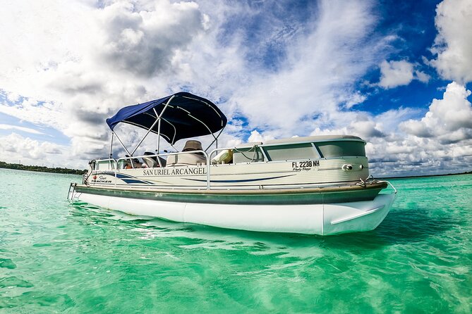 3 hr Pontoon Tour with access to Beach Club and Free Kayaks - Stromatolites and the lagoon’s fragile side