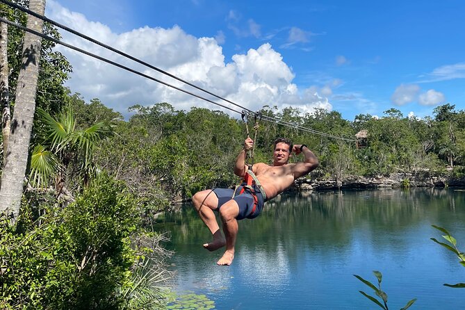 4 Private Cenotes, Zip-Lines, Canoes & Mayan Village with Delicious Lunch - Canoeing and snorkeling without a rushed timetable