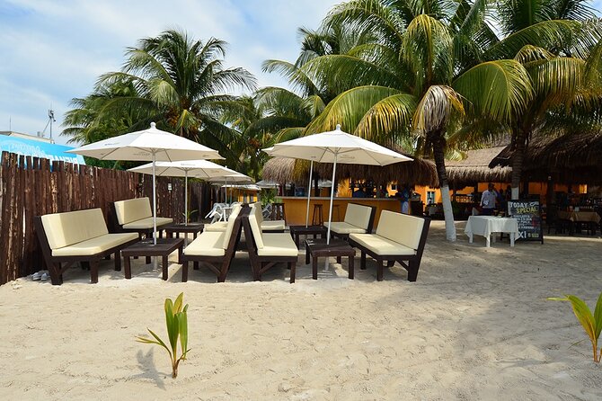 All-Inclusive Isla Mujeres Catamaran with Free Transportation - Lunch, beach club time, and the Blanquizal swim