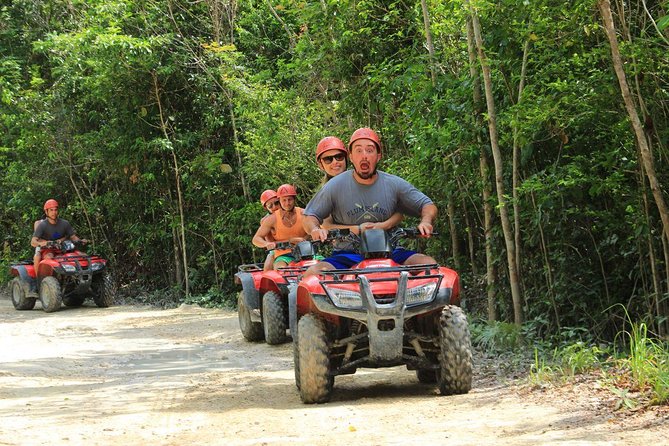 ATV Adventure Combo with Snorkeling, Ziplines, Cenote, and Lunch - Puerto Morelos reef snorkeling comes first