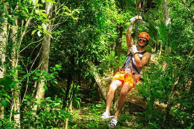 ATV Adventure, Interactive Bridges, Ziplines, Cenote and Lunch - The Honda 220cc ATV trail