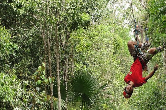 ATV Adventure, Interactive Bridges, Ziplines, Cenote and Lunch - Cenote Verde Lucero and the short swim