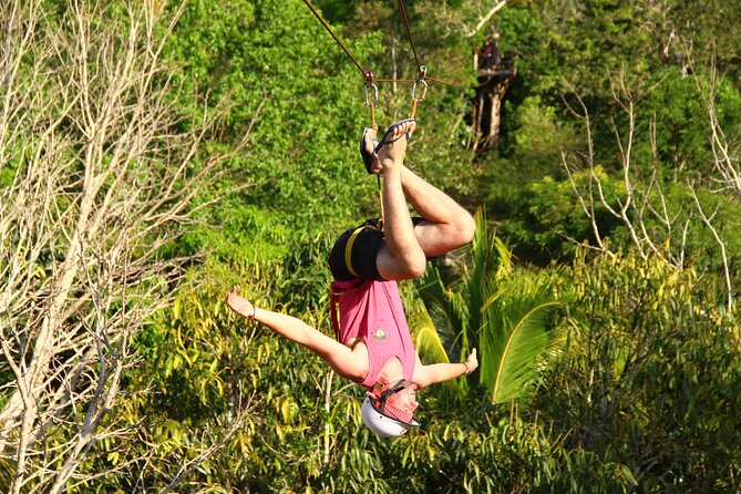 ATV, Ziplines & Cenote. Lunch & Tequila Tasting Included - The 30-minute ATV ride through the trees