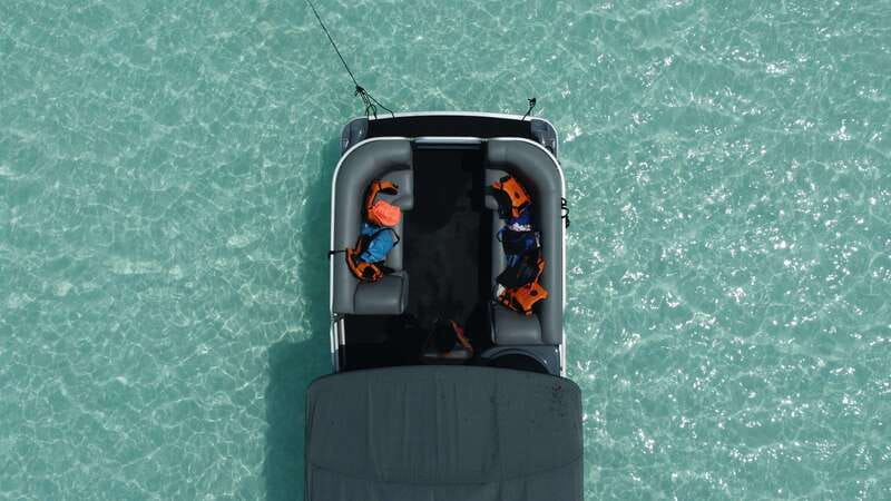Bacalar: 3-hr Pontoon Boat Tour with Beach Club + Kayaks - Seeing Bacalar from a shaded pontoon