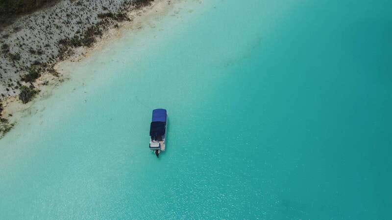 Bacalar: 3-hr Pontoon Boat Tour with Beach Club + Kayaks - The guides shape the day