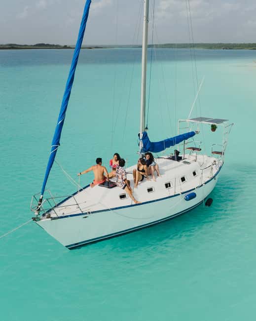 Bacalar Lagoon Sailing Tour with Open Bar and Mexican Lunch - Pirates Channel and the lagoon’s old trade route