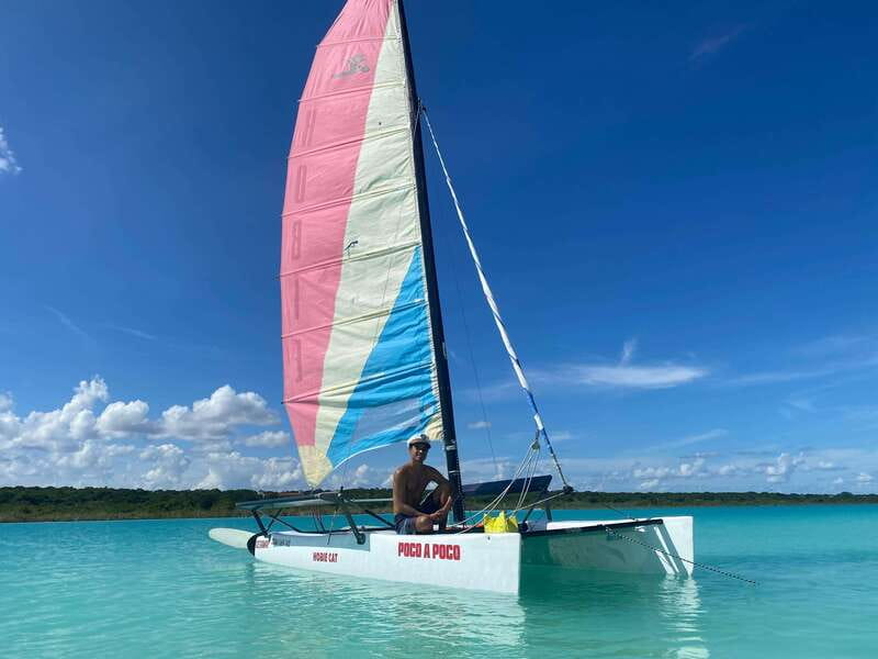 Bacalar: Sail Away with a Hobie Cat Catamaran - Starting at Marina Sunlagoon