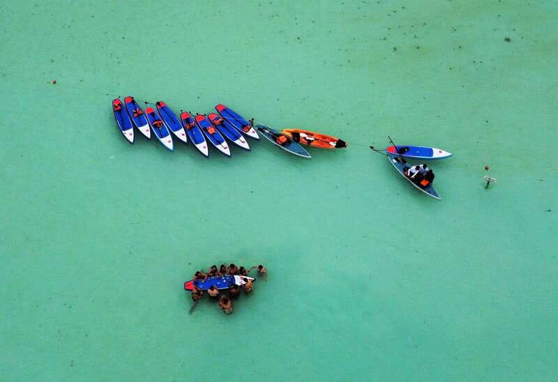 Bacalar: Sunrise Paddleboard Tour with Floating Picnic - What the floating breakfast really includes