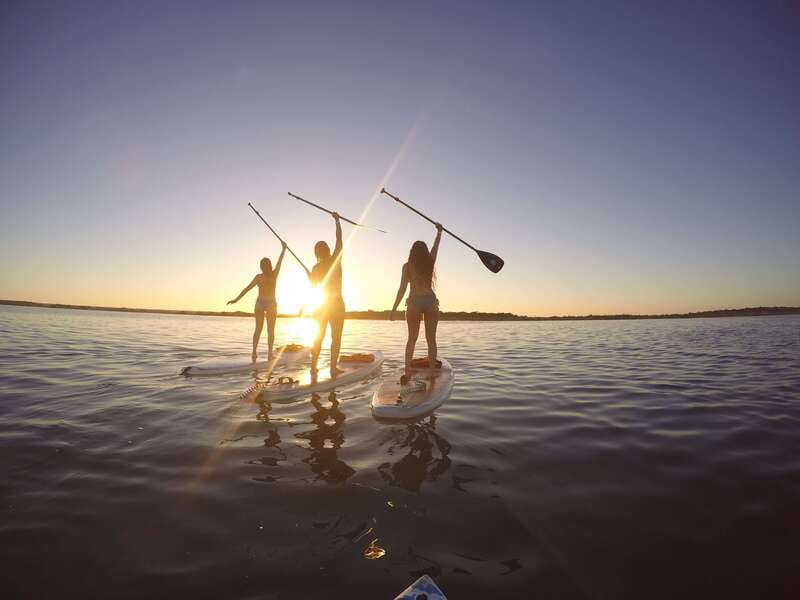 Bacalar Sunrise Stand Up Paddleboard: A Unique Experience - Learning to paddle on calm water