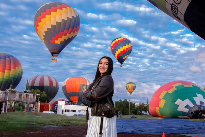 Balloon flight + pick up in CDMX + Breakfast in Cave + Teotihuacan - What the balloon flight feels like