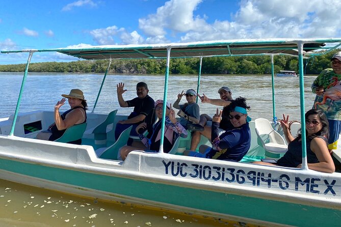 Boat tour through the mangroves of Celestún and Playa from Merida - The Mayan clay bath and changing facilities