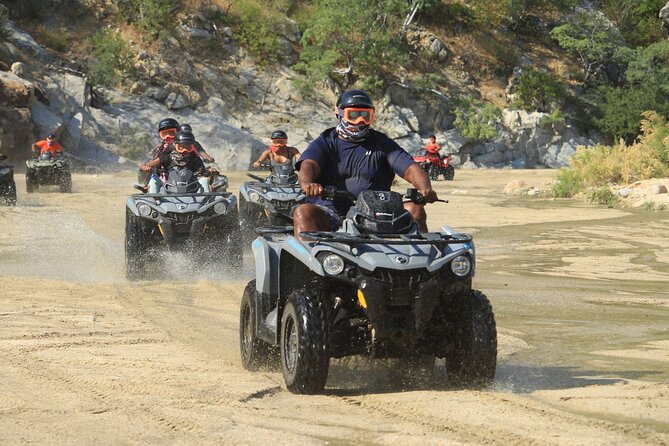 Cabo Migrino Beach and Desert ATV Tour plus Tequila Tasting - Tequila tasting and the finish at the base