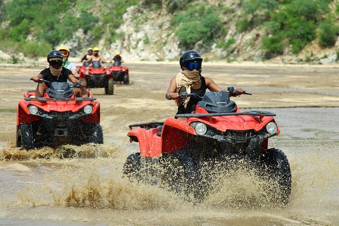 Cabo’s Best ATV Tour – Desert, Beach Ride & Tequila Tasting - Pickup, group size, and comfort