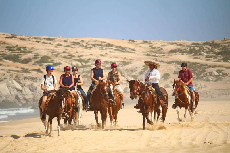 Cabo San Lucas: Horseback Riding in Migriño with Transfers - Twenty minutes to relax, taste tequila, and browse