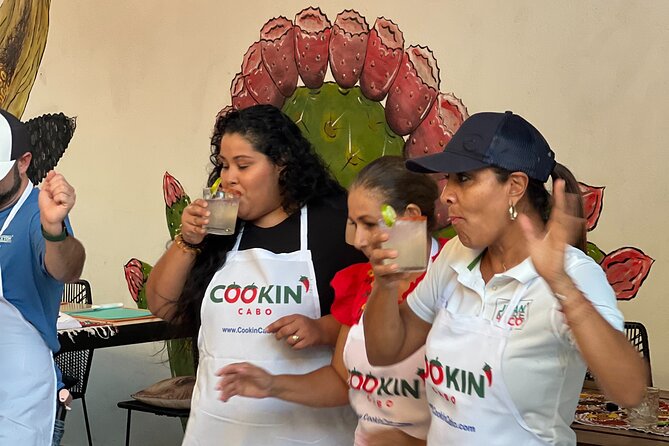 Cabo San Lucas Taco Fiesta: Cooking, Dancing and Mixology Class - Margaritas begin the hands-on work