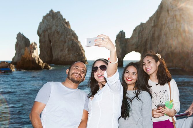 Cabo Sunset Dinner Cruise: Fajitas, Lands End and Party - A two-level boat with two different moods