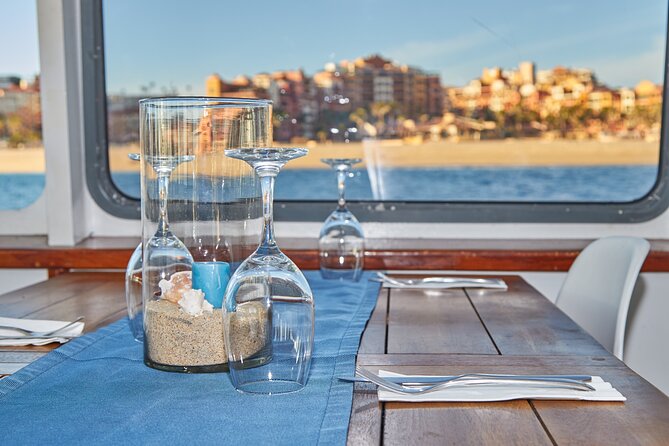 Cabo Sunset Dinner Cruise with Live Music & Open Bar on Cabo Wave - Timing, check-in, and practical details