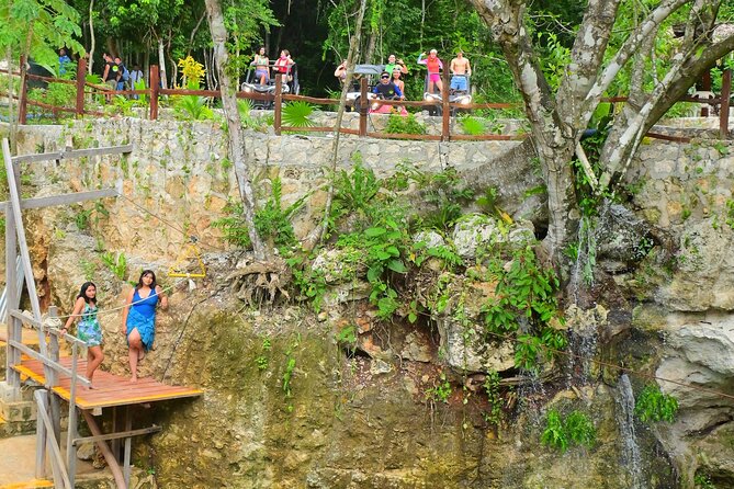 Cancun ATV Tour with Zipline, Cenote & Transportation - Tequila, a snack, and the colonial hacienda stop