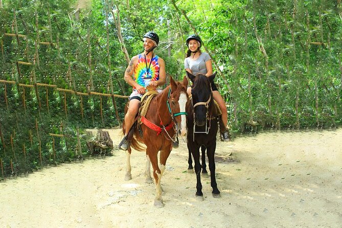 Cancun Horseback Riding, ATV, Ziplines, Cenote, Lunch and Drinks - ATV riding that favors control over speed