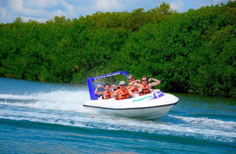 Cancun: Jungle Tour Adventure with Speedboat and Snorkeling - Key points at a glance