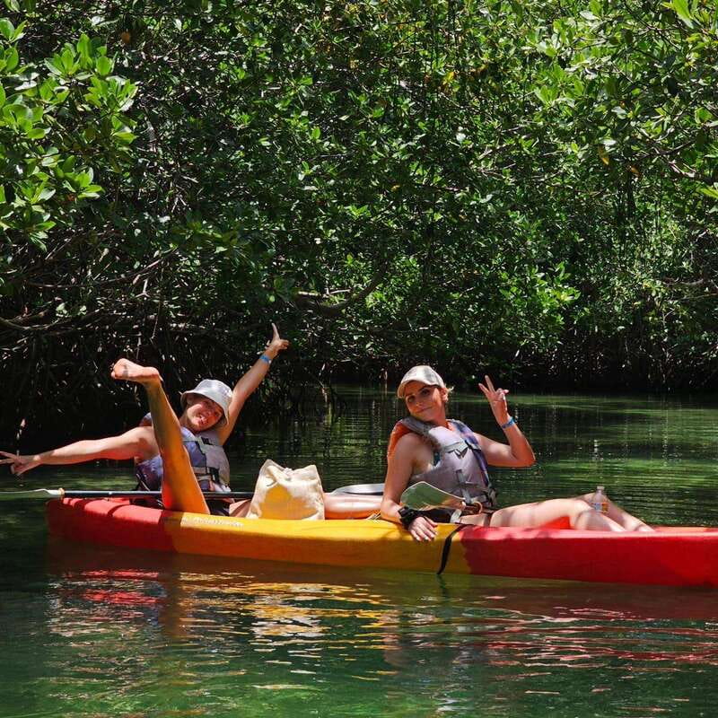 Cancun: Kayaking Tour in Nichupte Lagoon - Following the mangrove channels