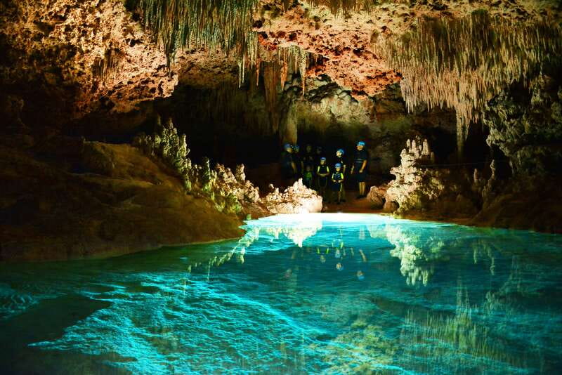 Cancun/Playa del Carmen: Tickets to Rio Secreto and Lunch - From hotel pickup to the Rio Secreto entrance