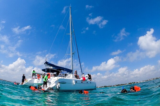 Cancun Sailing Catamaran Islas Mujeres With Luxury Beach Club - The catamaran ride and first meal