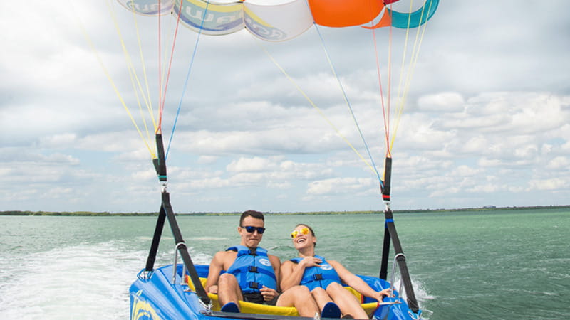 Cancún: Skyrider Parasailing Experience - Taking Off Above Nichupté Lagoon