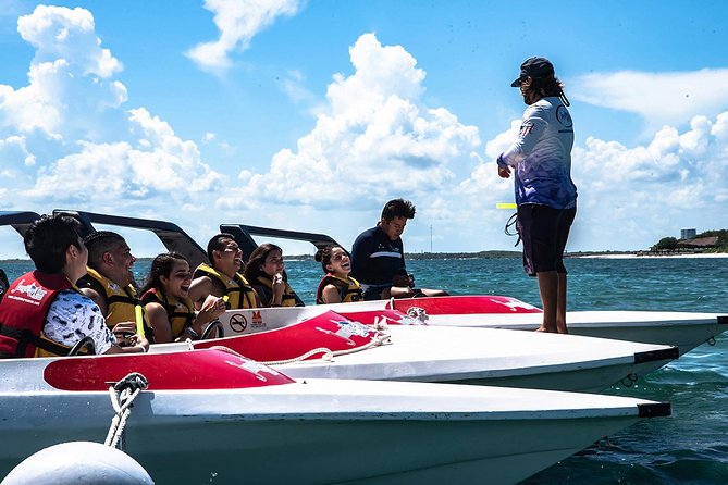 Cancun speedboat and snorkel tour: shared speedboat - The real price: $59 becomes $79 before extras