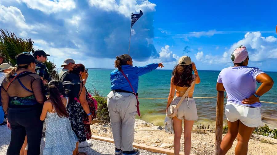 Cancun: Tulum & Coba with Cenote, Cave Exploration and Lunch - Tulum: coastal ruins with a memorable setting