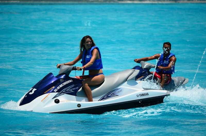 Cancun: Waverunner in Nichupte Lagoon - Arriving 30 minutes early at the dock