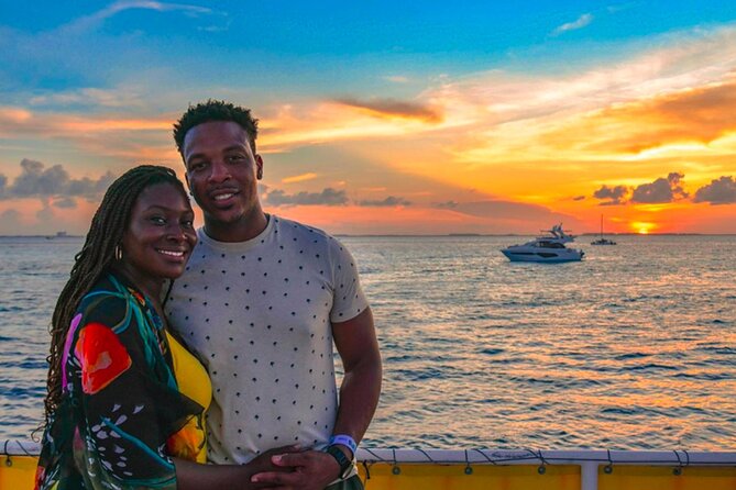 Catamaran Sunset Cruise to Isla Mujeres from Cancun - A sunset cruise with a party-boat pulse