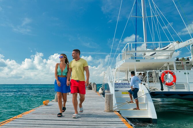 CATAMARAN to Isla Mujeres, Snorkel & Beach Club by Xcaret - Food, drinks, and the parts that work best
