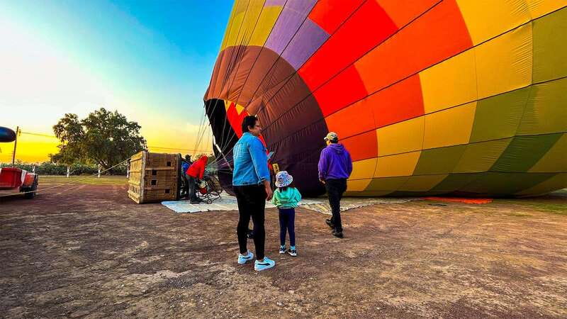CDMX: Teotihuacan Balloon Flight with Optional Pyramids Tour - Walking through Teotihuacan with a guide