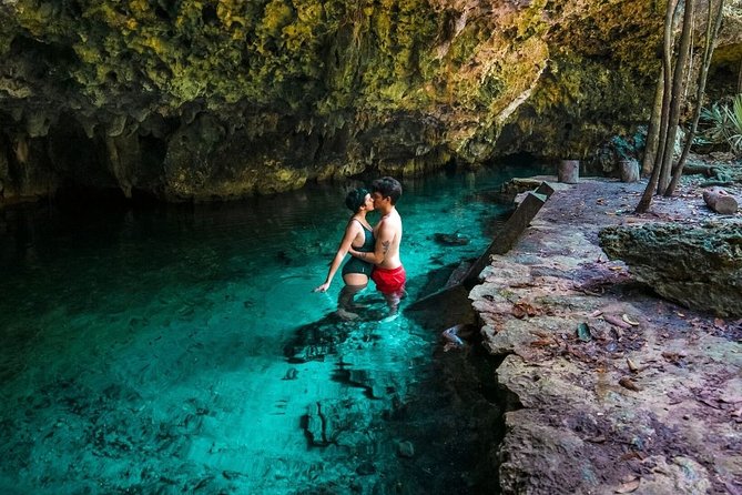Cenote Cavern Tour and Swim with Sea Turtles in Akumal - Akumal first, cenote second