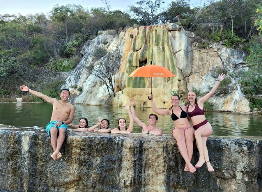 Check out Hierve el Agua, Mitla, the Tule Tree, Rugs, and a Mezcal Distillery Tour - Meeting in Oaxaca with coffee and breakfast
