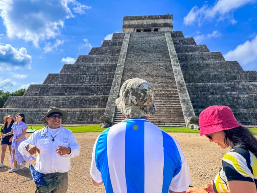 Chichen Itza: Guided Tour with Valladolid & Cenote Chichikan - Walking through Chichen Itza for two and a half hours