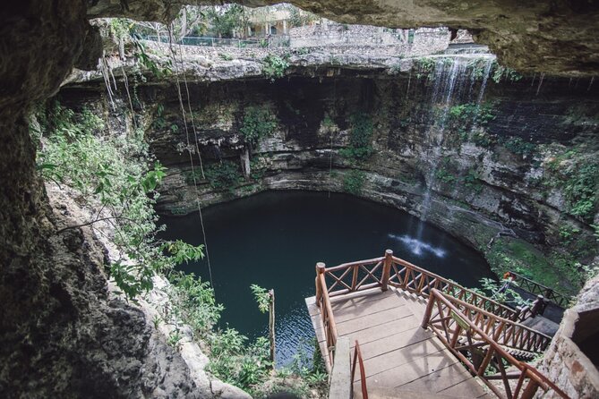 Chichen Regular from Cancun to Playa del Carmen - Swimming at Selva Maya cenote