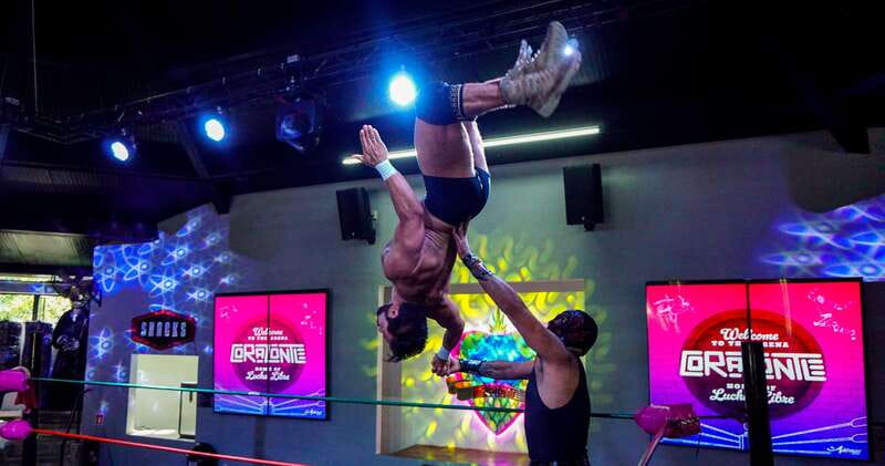 Cozumel: Mexican Lucha Libre Experience! Classic Package - Two matches, acrobatics, and comic timing