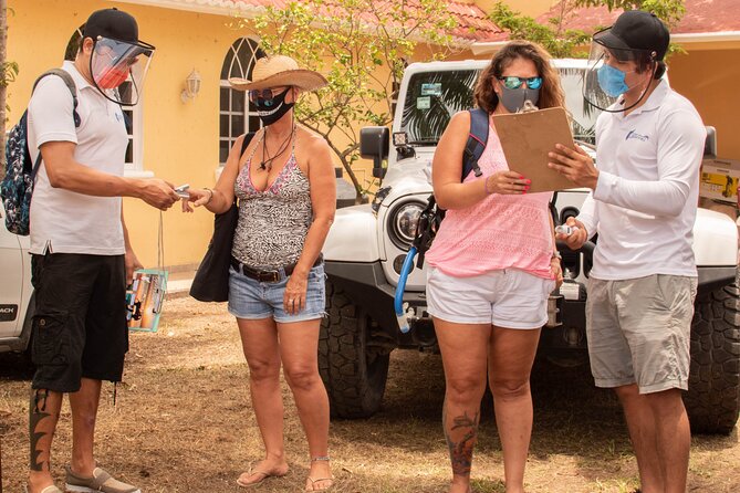 Cozumel Private Jeep Tour with Snorkeling Experience and Lunch - Rancho Alejandra brings tequila into the picture