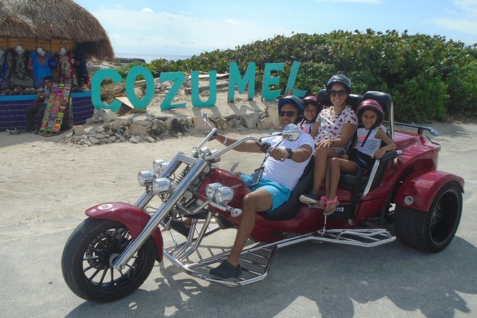 Cozumel Sightseeing Trike Tour - Coastal roads and the first scenic stops