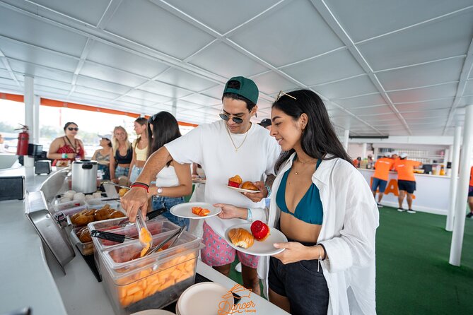 Dancer Cruise Isla Mujeres Snorkel Food and Drinks Included - The ride back is the main party