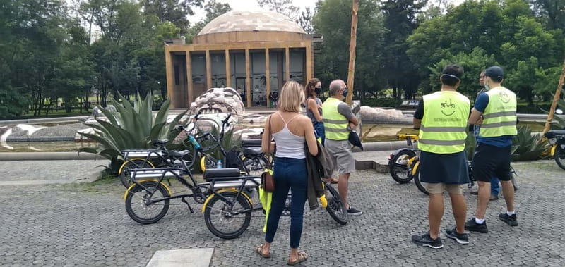 Electric Bike City Tour with a taco stop. - Republic Square and the grand center of the city