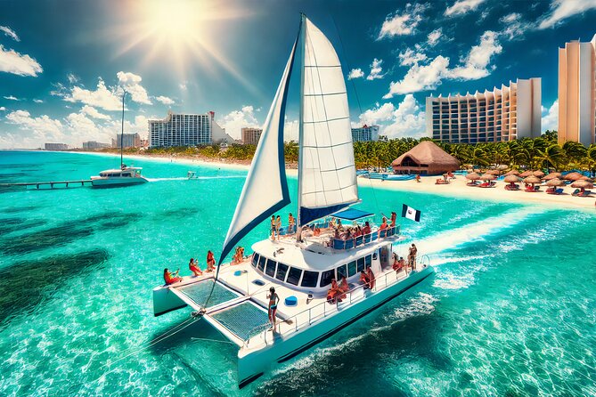 Exciting Catamaran Tour to Isla Mujeres, from Cancún! - Hotel pickup and the early start