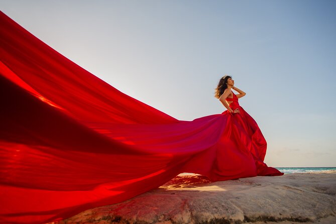 Flying dress photoshoot cancun - Wind, weather, and the best time for photos