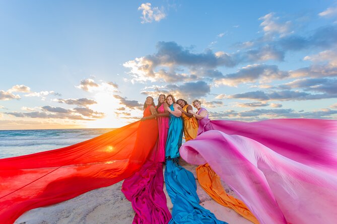 Flying dress photoshoot cancun - Getting there and handling the meeting point