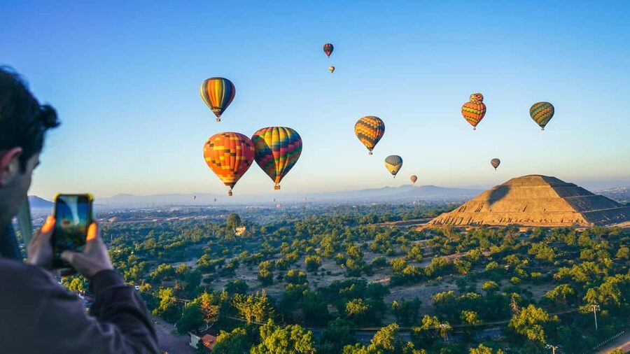 From CDMX: Teotihuacan Hot Air Balloon Ride & Optional Tours - The three ways to shape your day