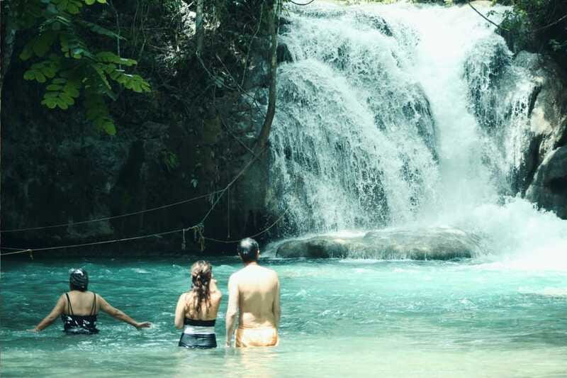 From Huatulco: Magical Copalitilla Waterfalls with Entry - Swimming, caves, slides, and the Tarzan swing